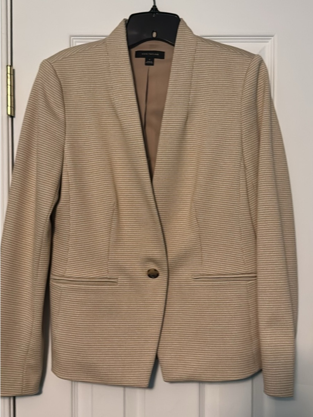 Ann Taylor Sophisticate Beige Blazer Jacket